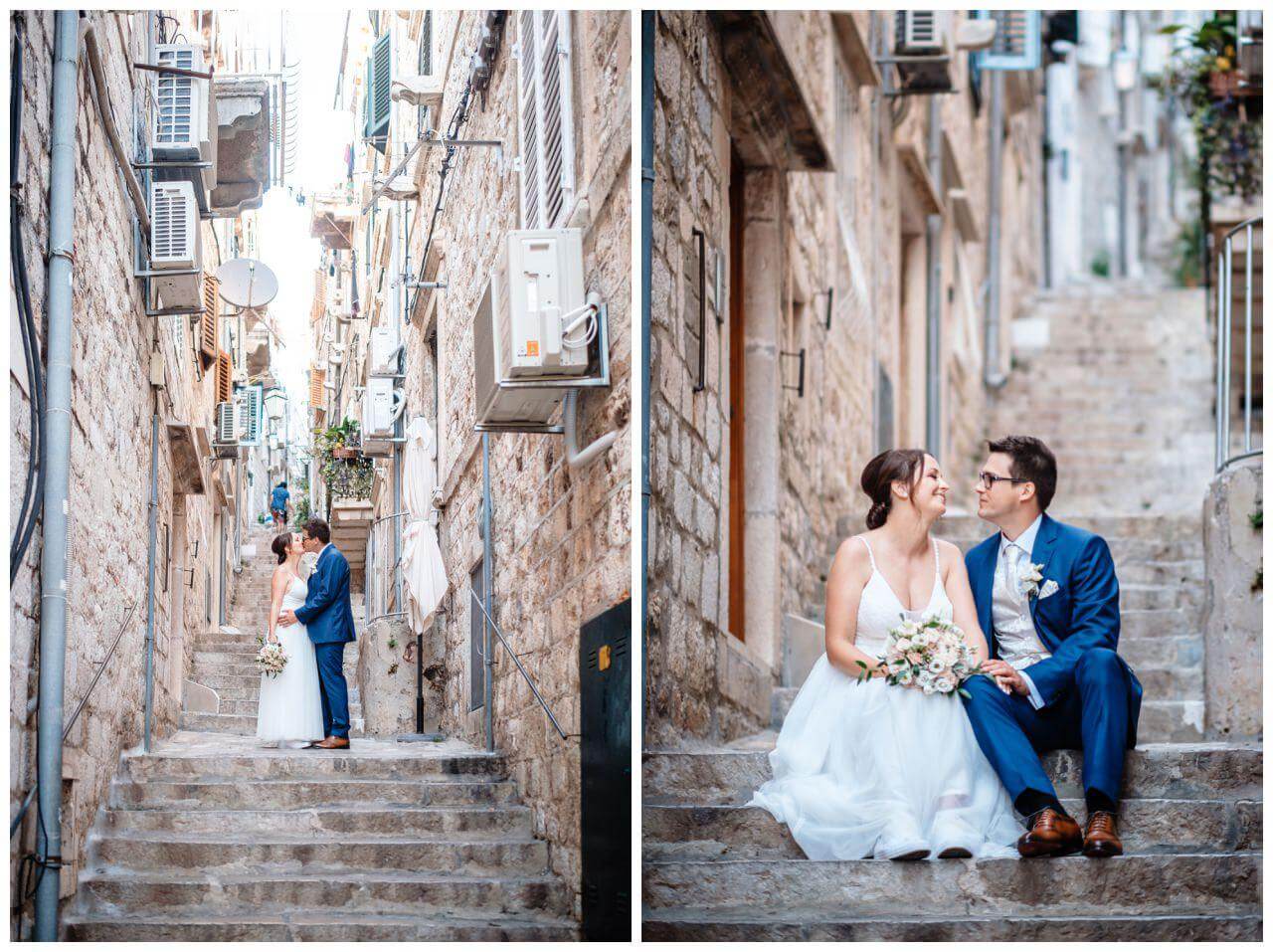 Hochzeit zu zweit Elopement Kroatien Dubrovnik Hochzeitsfotos Hochzeitsplanung